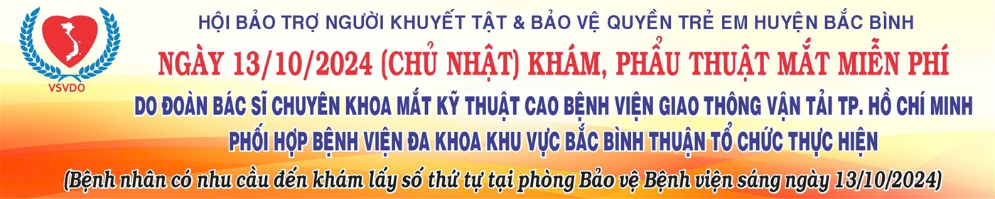 KHÁM VÀ PHẨU THUẬT MẮT MIỄN PHÍ